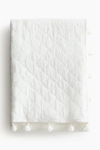 Jeté de lit matelassé en coton