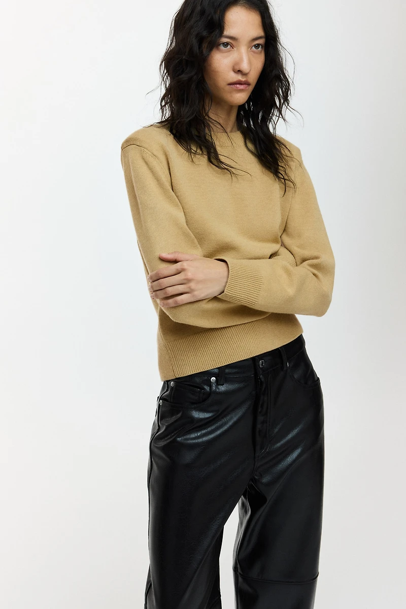 Shoulder-Pad Sweater