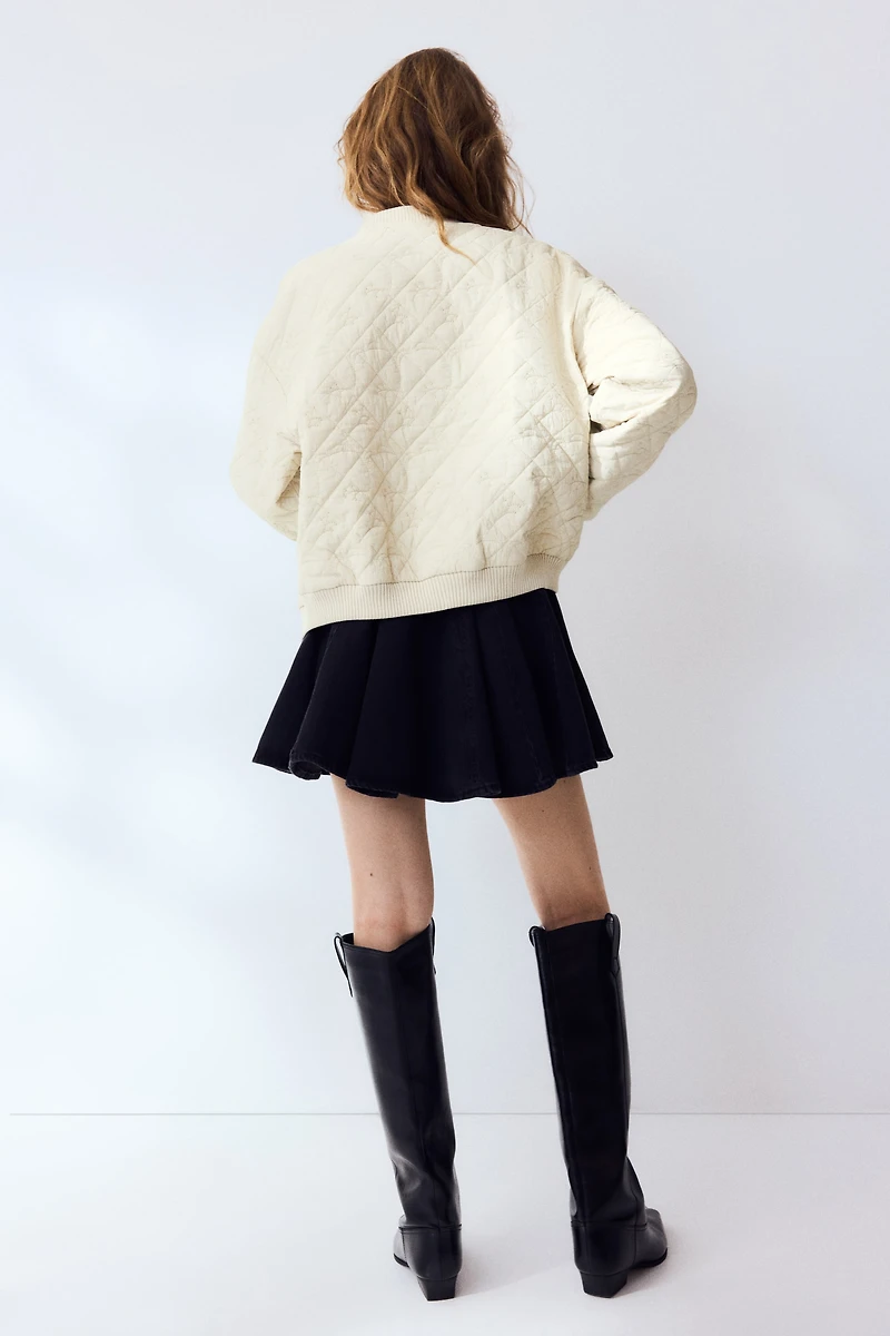 Blouson d'aviateur matelassé