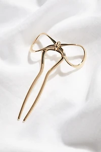 Bow-Detail Hair Stick