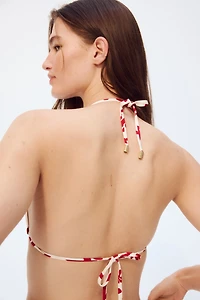 Haut de maillot triangle pigeonnant