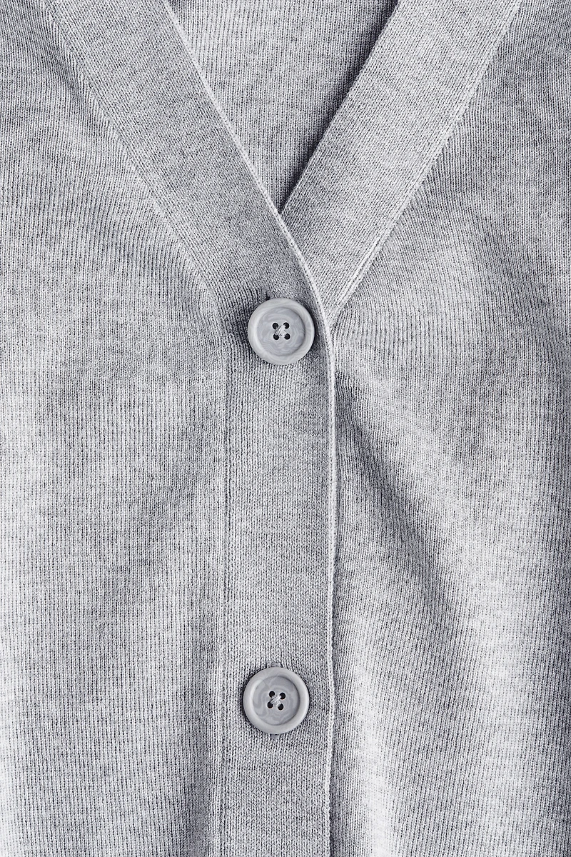 Fine-Knit Cardigan