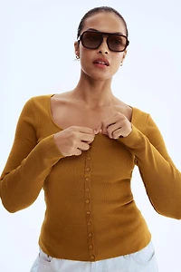 Square-Neck Top