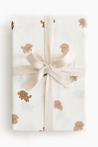 Patterned Crib Duvet Cover Set