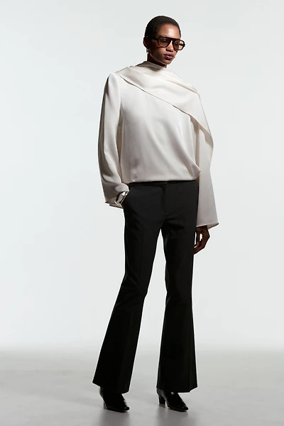 Pantalon habillé évasé