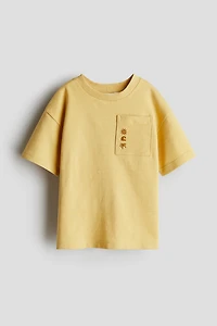 Embroidered-Detail Cotton T-Shirt