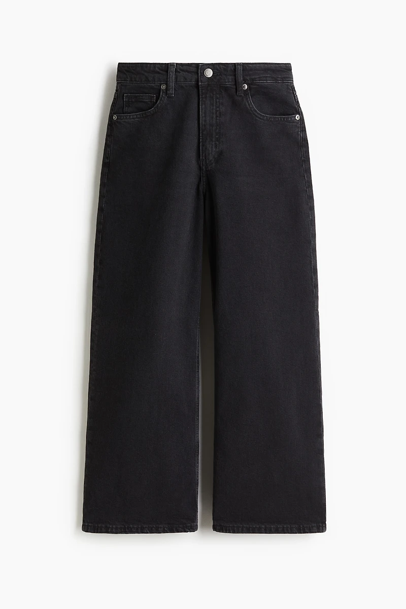 High Rise Wide-cut Jeans
