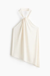 Draped Halterneck Top