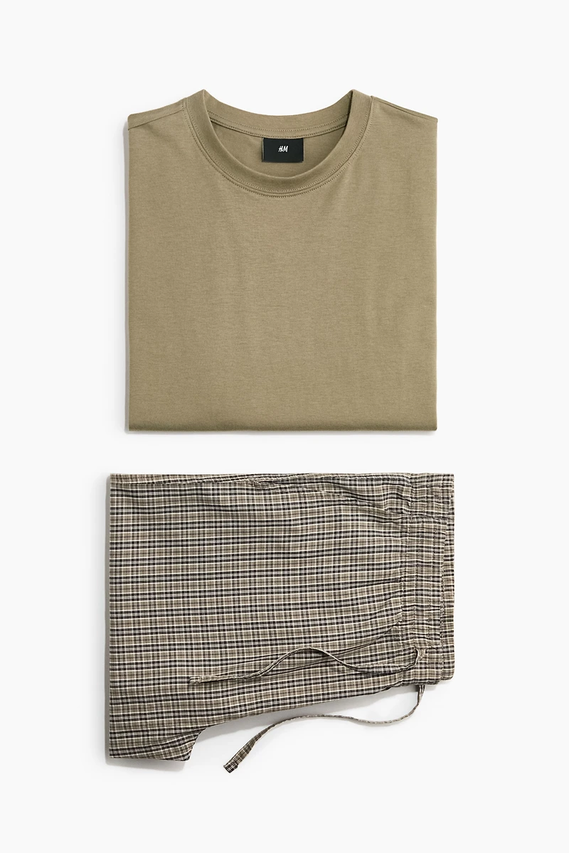 Pajama T-Shirt and Pants Set