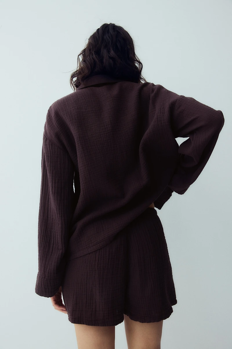 Pajama Shirt and Shorts