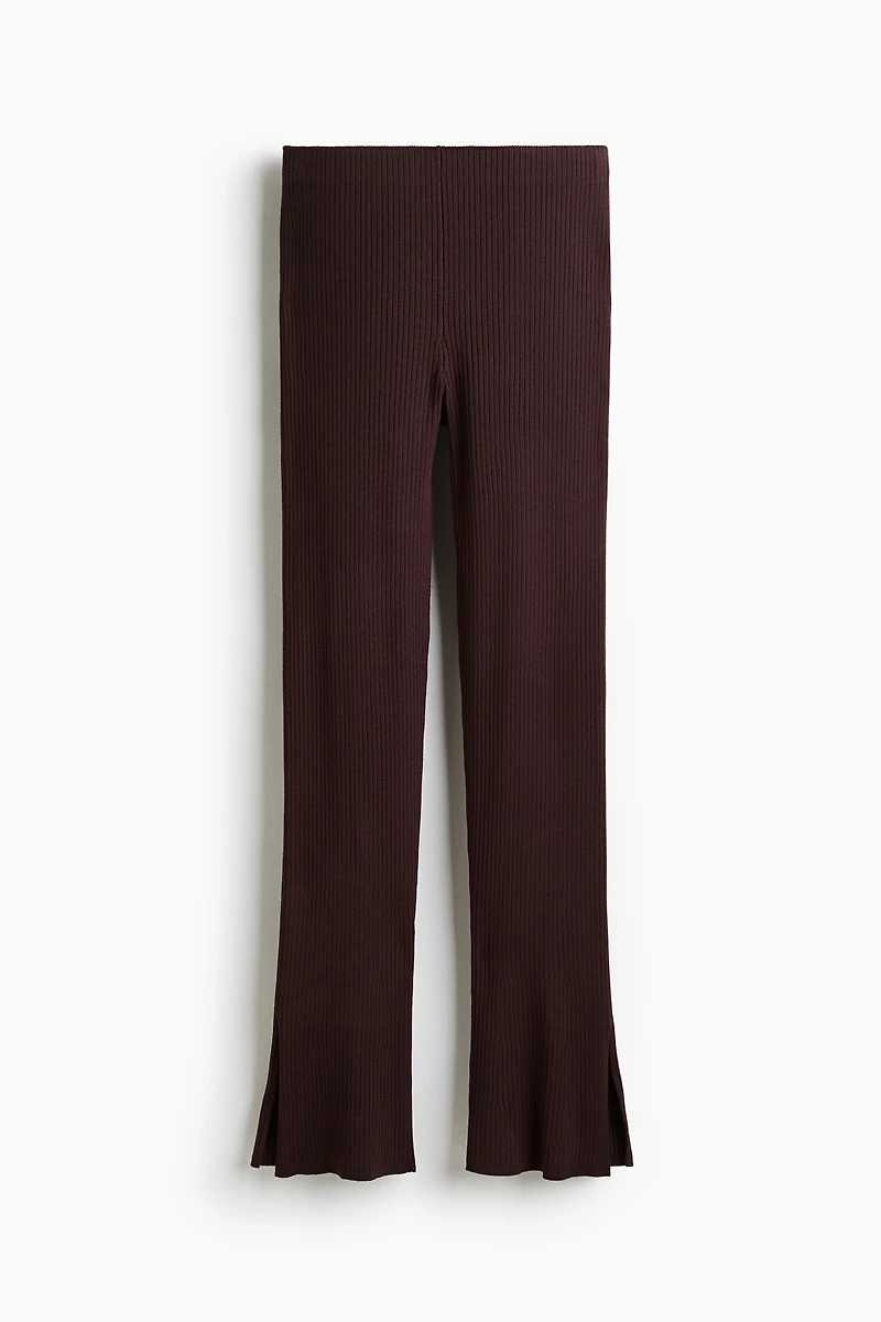 Rib-Knit Pants