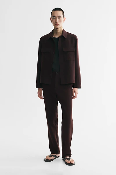 Regular-Fit Twill Pants
