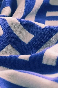 Patterned Cotton Beach Towel