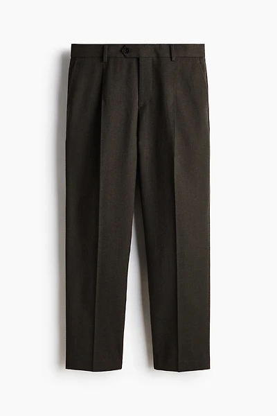 Regular-Fit Wool-Blend Suit Pants