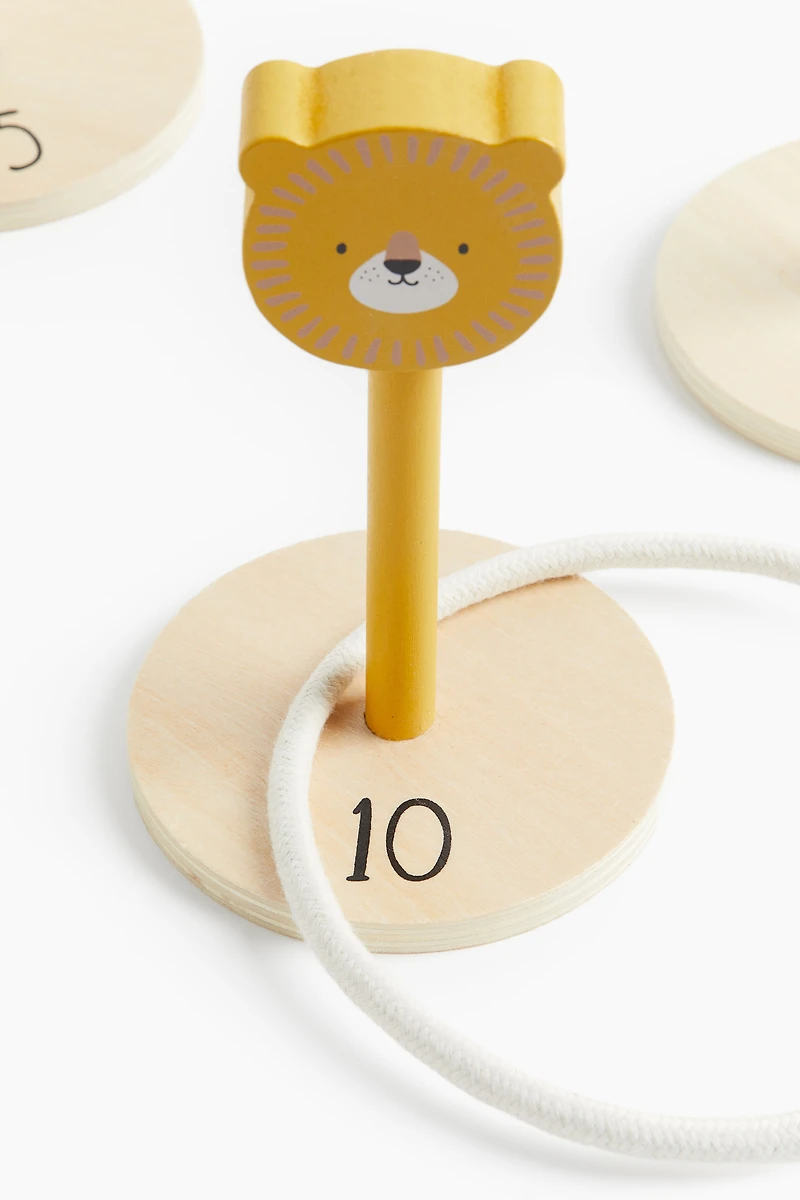 Wooden Ring Toss Game