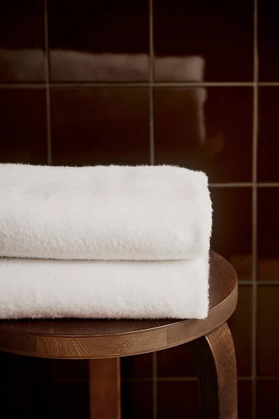 Serviette de bain en coton éponge doux