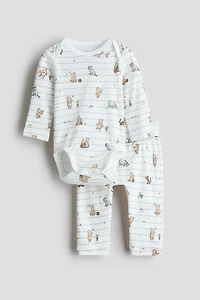 2-Piece Printed Cotton Set