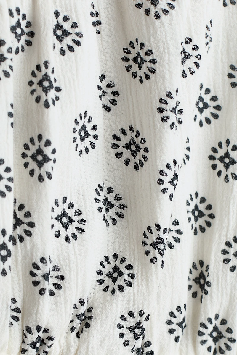 Crinkled Cotton Top