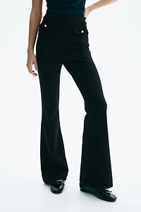 Flared Ponte Pants