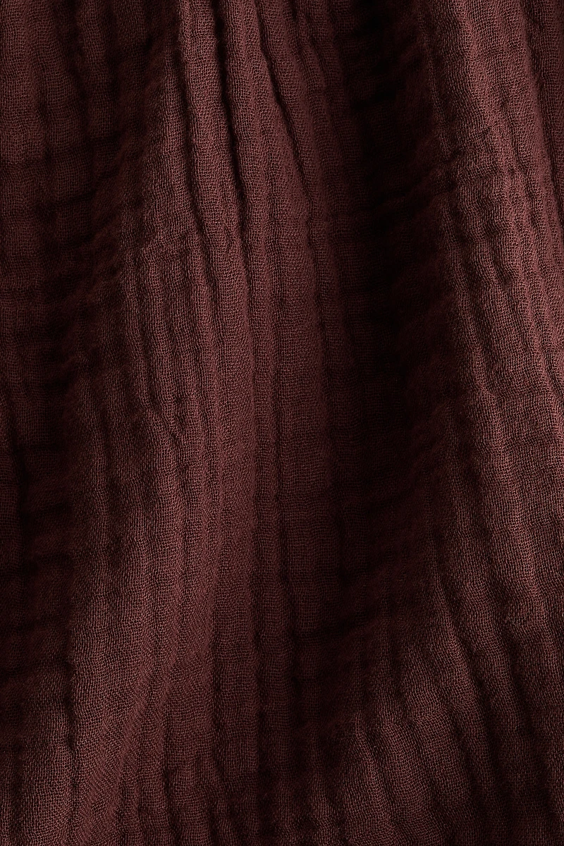 Cotton muslin beach shorts