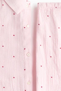 Pajama Shirt and Shorts