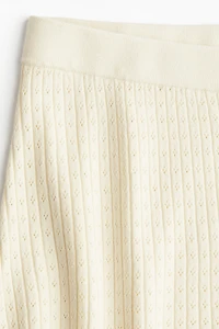 Pointelle-Knit Shorts