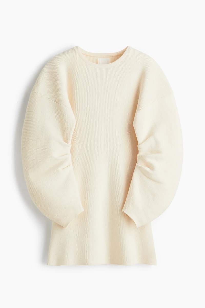 Viscose-Blend Rib-Knit Dress