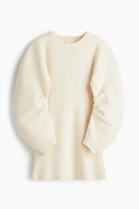 Viscose-Blend Rib-Knit Dress