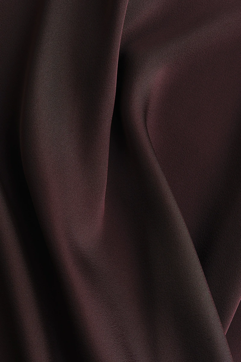 Sleeveless Satin Dress