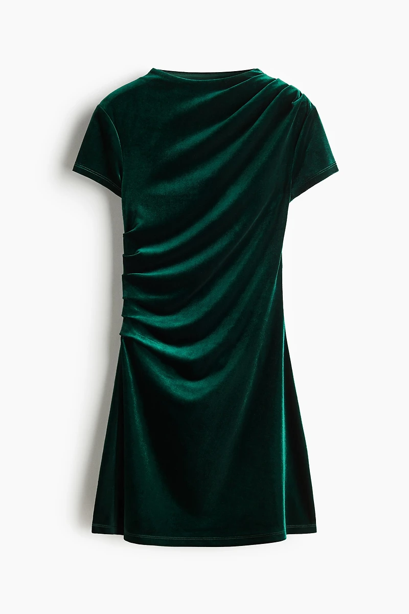 Robe à effet drapé