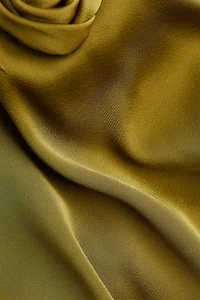 Tie-detail satin slip dress