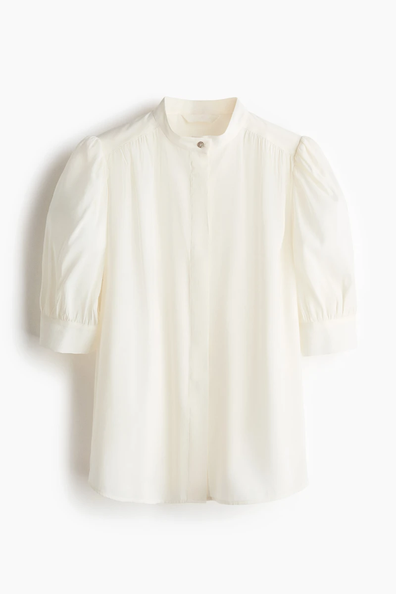 Puff-Sleeved Blouse