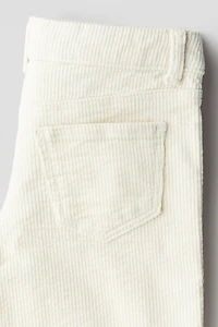 Pantalon large en velours côtelé