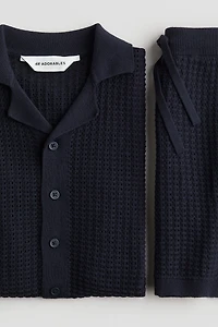2-piece Pointelle-Knit Cotton Set