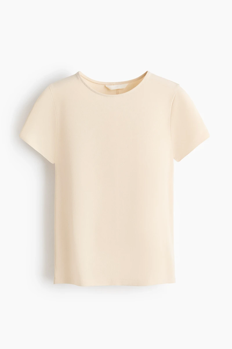 T-shirt ajusté en viscose