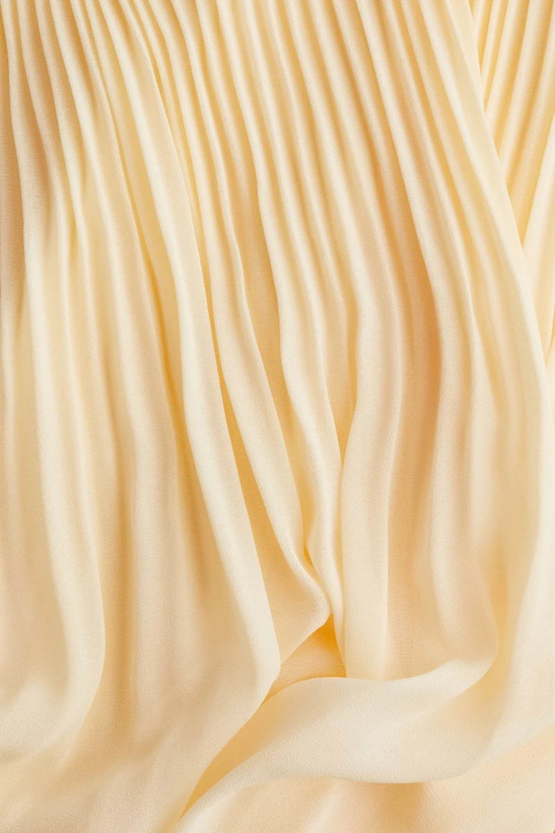 Pleated Chiffon Skirt