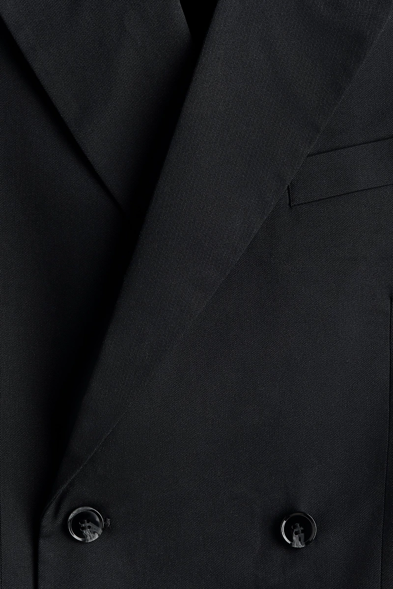 Relaxed-Fit Double-Breasted Jacket