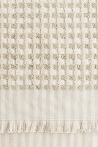 Patterned Cotton Terry Hand Towel