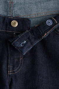 MAMA Wide Low Waist Ankle Jeans