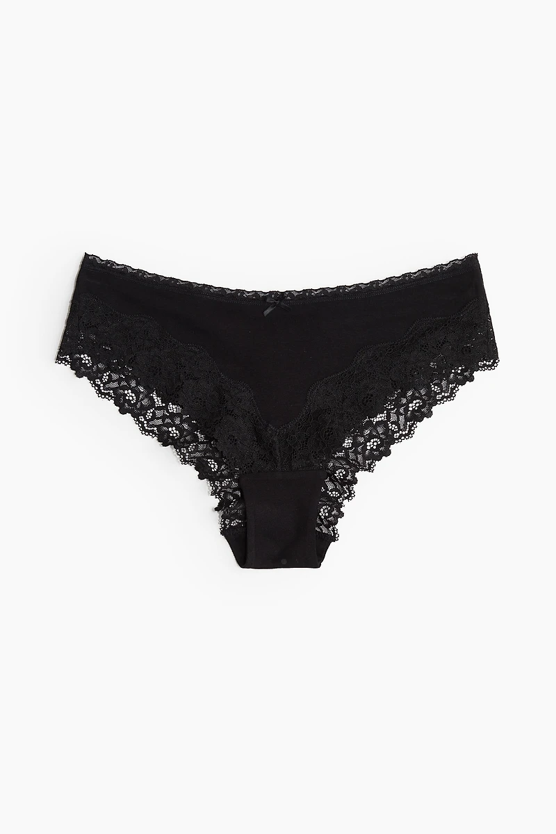 Lot de 3 culottes Hipster avec dentelle