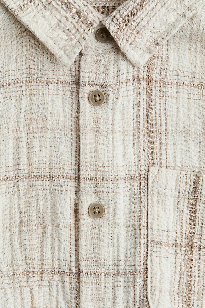 Cotton Muslin Shirt