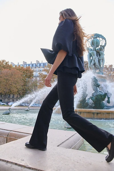 Pantalon sur mesure évasé