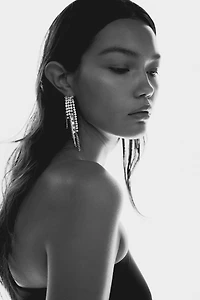 Rhinestone Dangle Earrings