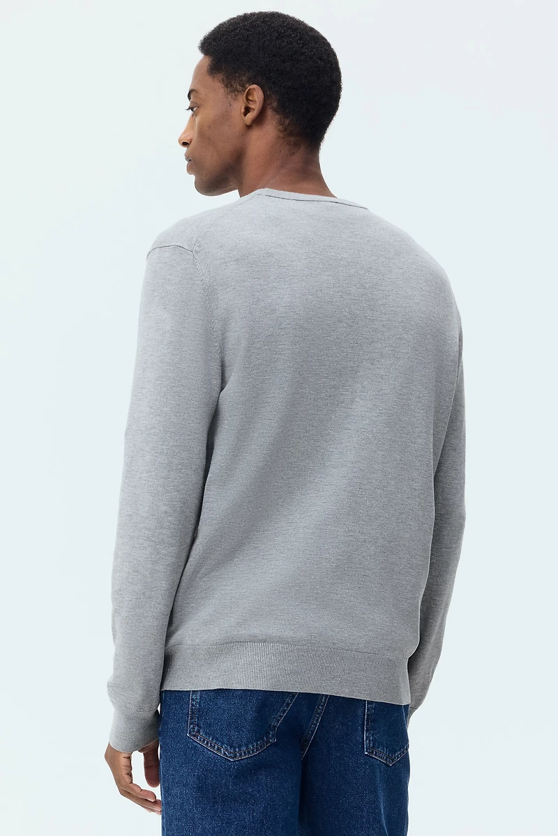 Regular-Fit Fine-Knit Sweater