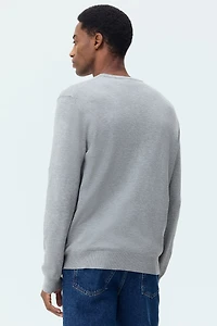 Regular-Fit Fine-Knit Sweater