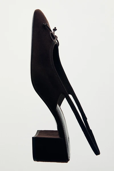 Block-Heeled Slingbacks