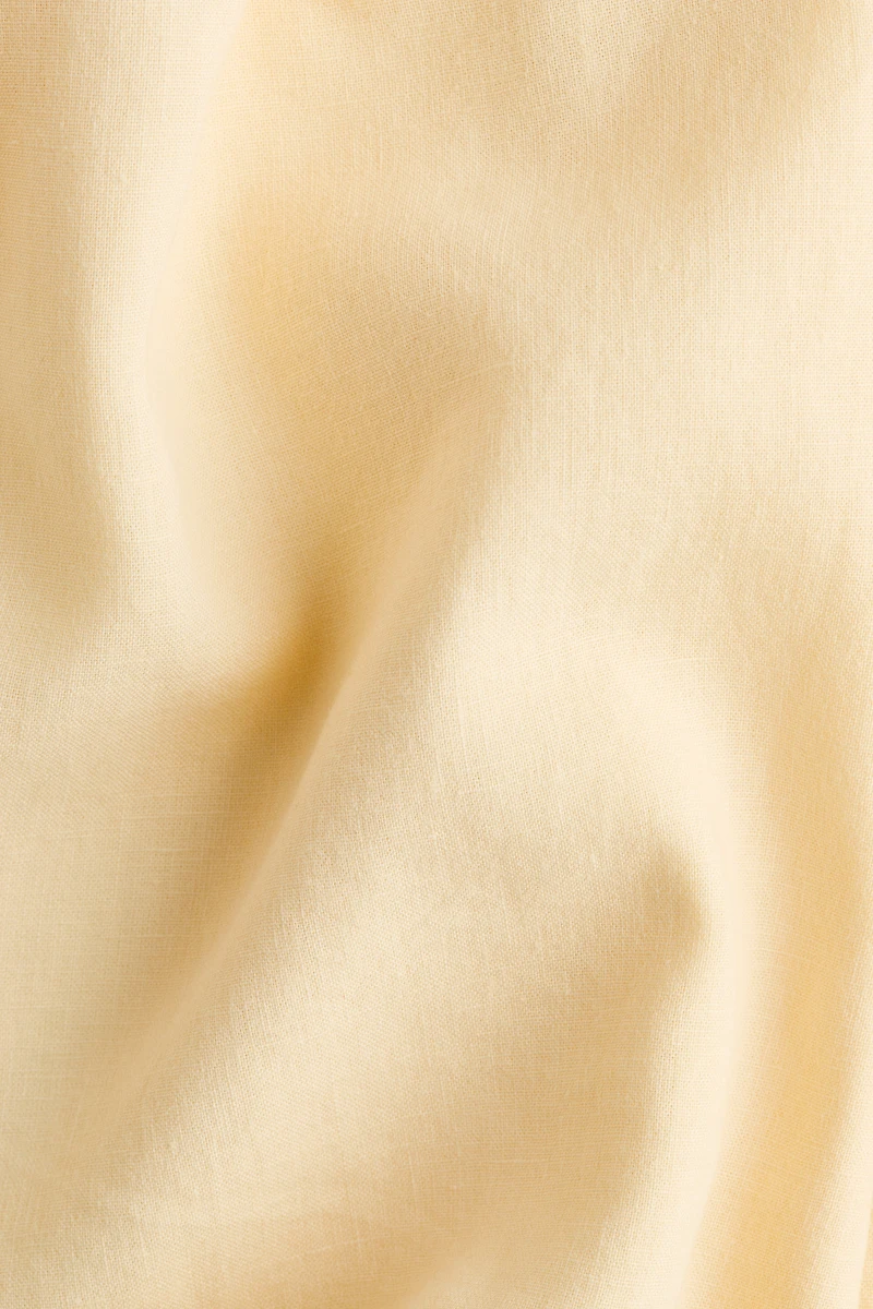 Oversized Linen-Blend Shirt
