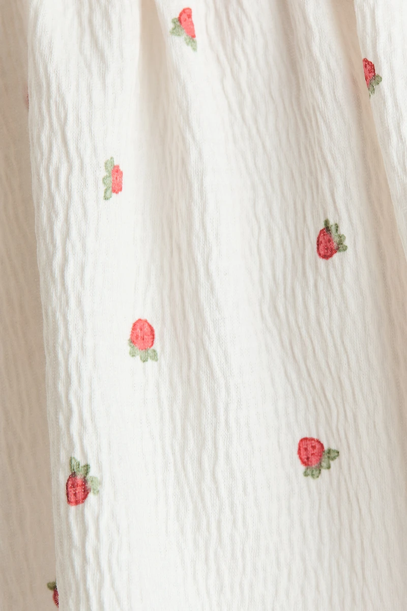Crinkled Bodysuit Dress
