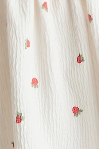 Crinkled Bodysuit Dress