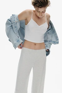 Pointelle Jersey Pants